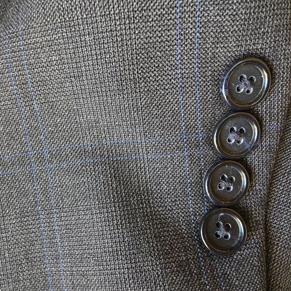 Nautica Charcoal Wool Sport Coat Jacket Blazer 40S - Picture 8 of 15